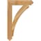 Ekena Millwork Thorton Arts & Crafts Rough Sawn Bracket, Western Red Cedar, 4"W x 22"D x 34"H BKT04X22X34THR03RWR - alternate 3